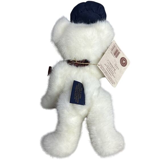 Boyds Bears Plush Boo Boo Bear Get Well Soon 8 inch White Bear 903028 - Picture 2 of 7